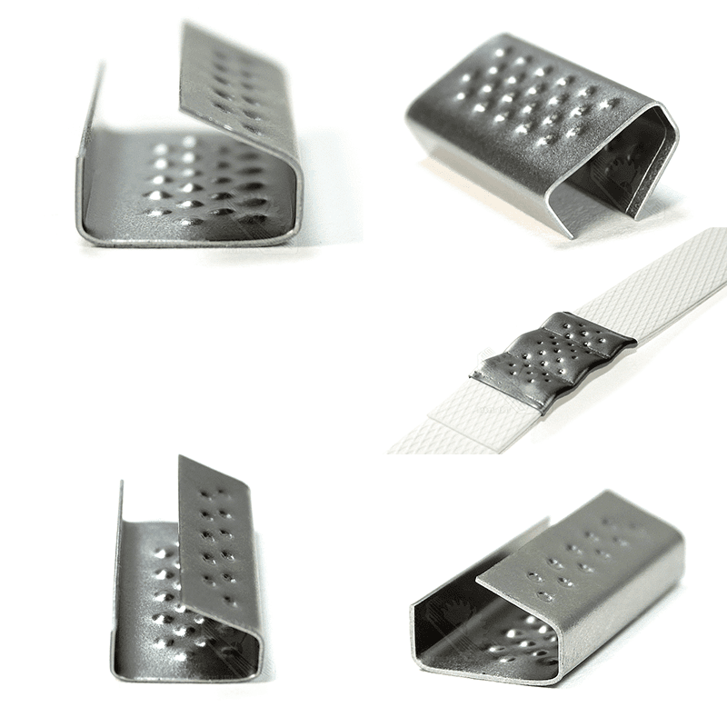 zapinka blaszana do taśmy pp